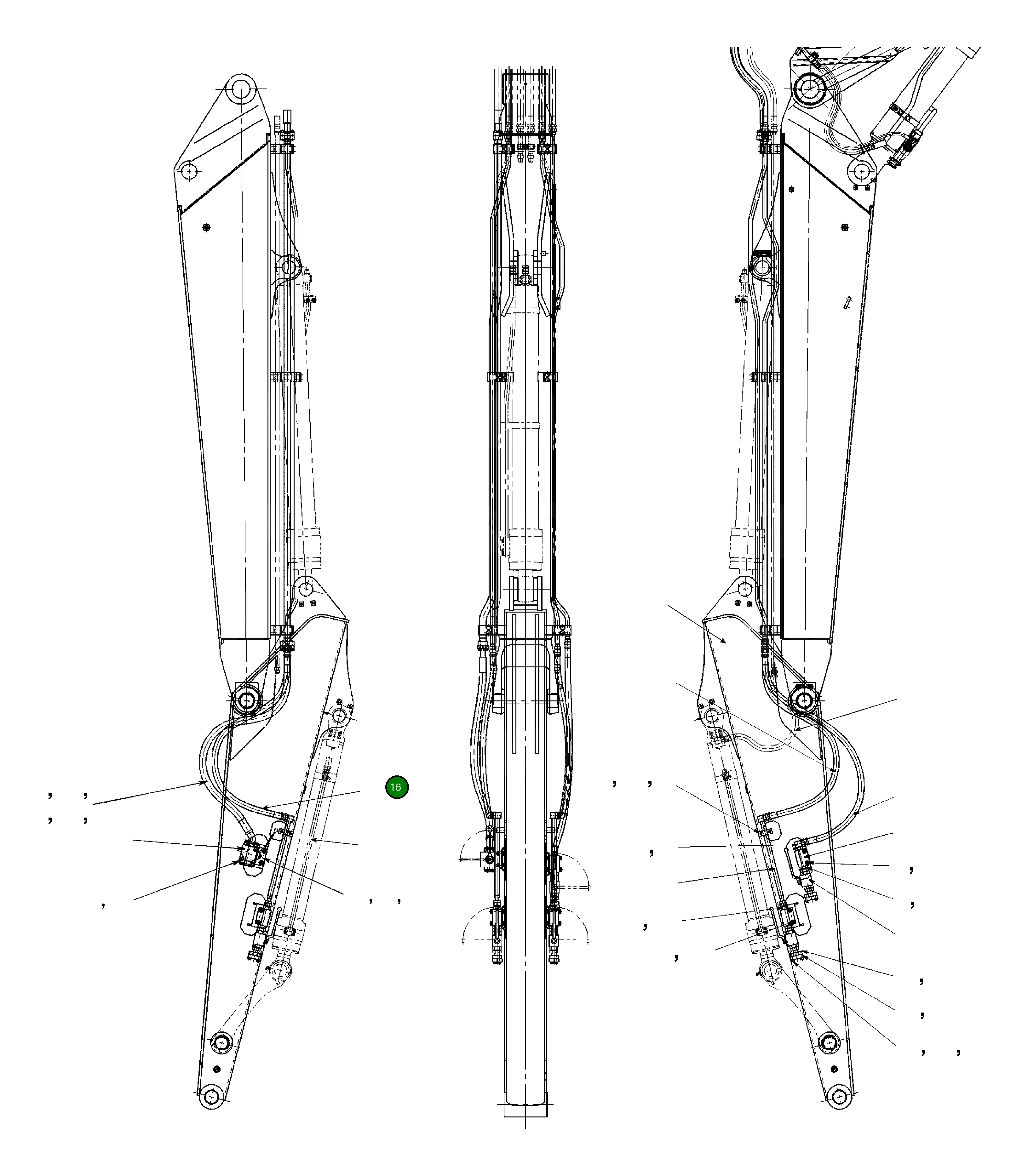 Шланг 21P-62-K1440 Komatsu