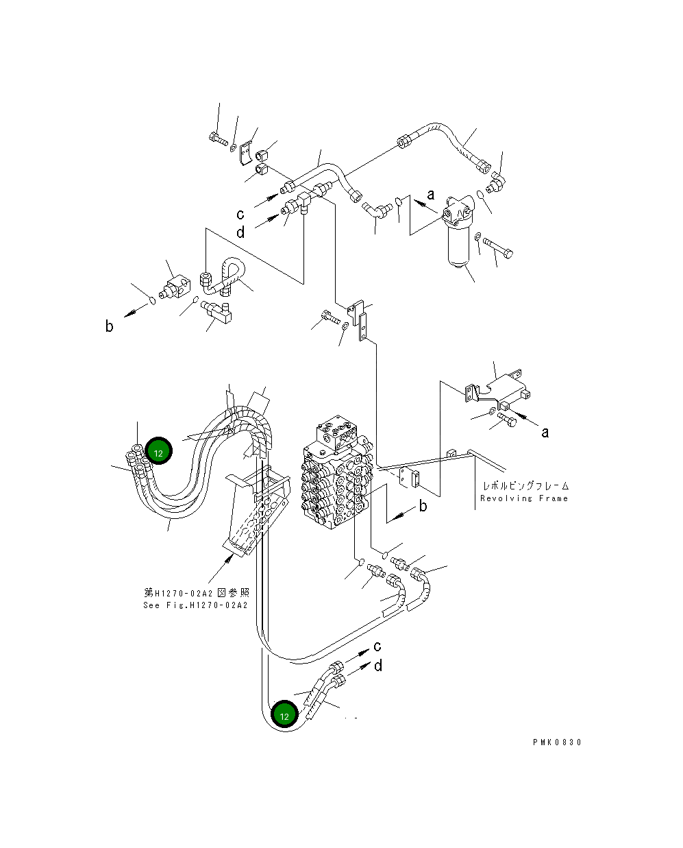 Шланг 21J-973-1382 Komatsu