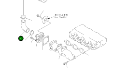 Шланг YM119840-12210 Komatsu