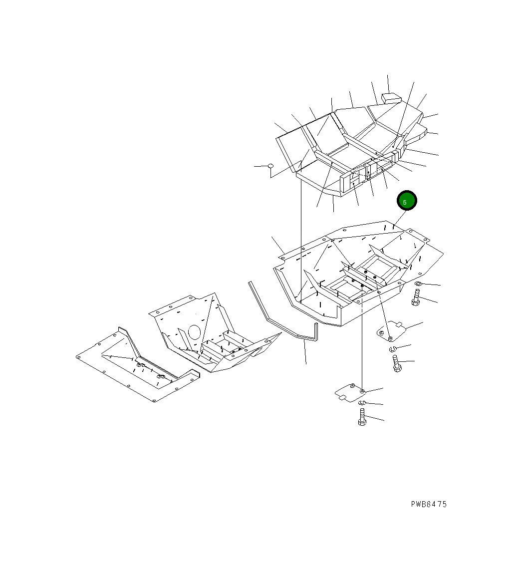 Тканевый элемент 154-862-8840 Komatsu