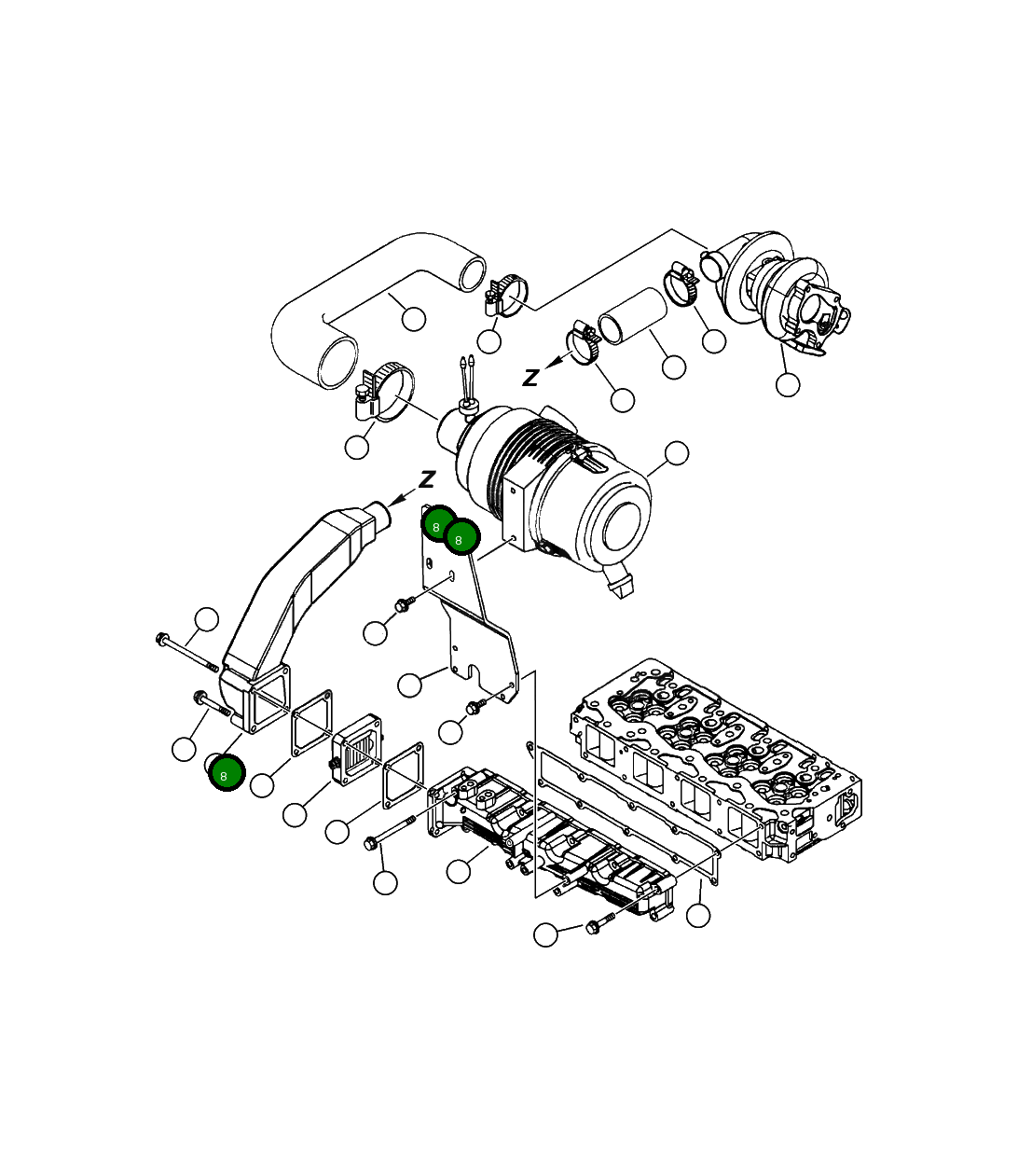 Шланг YM129935-18350 Komatsu