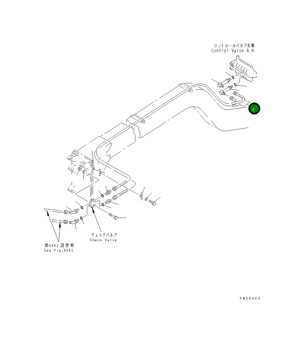 Шланг 23D-60-18110 Komatsu