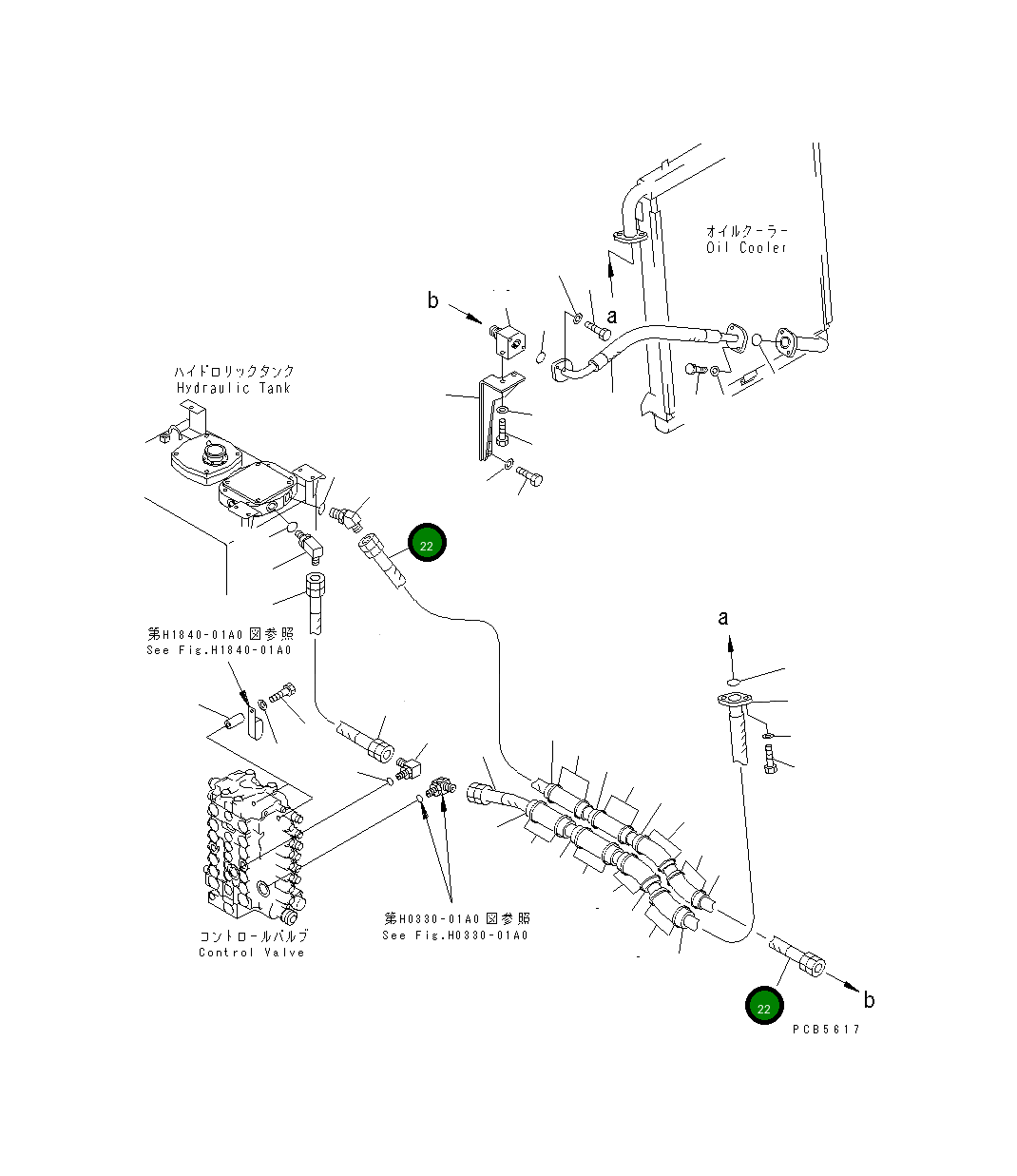 Шланг 21P-62-K4460 Komatsu