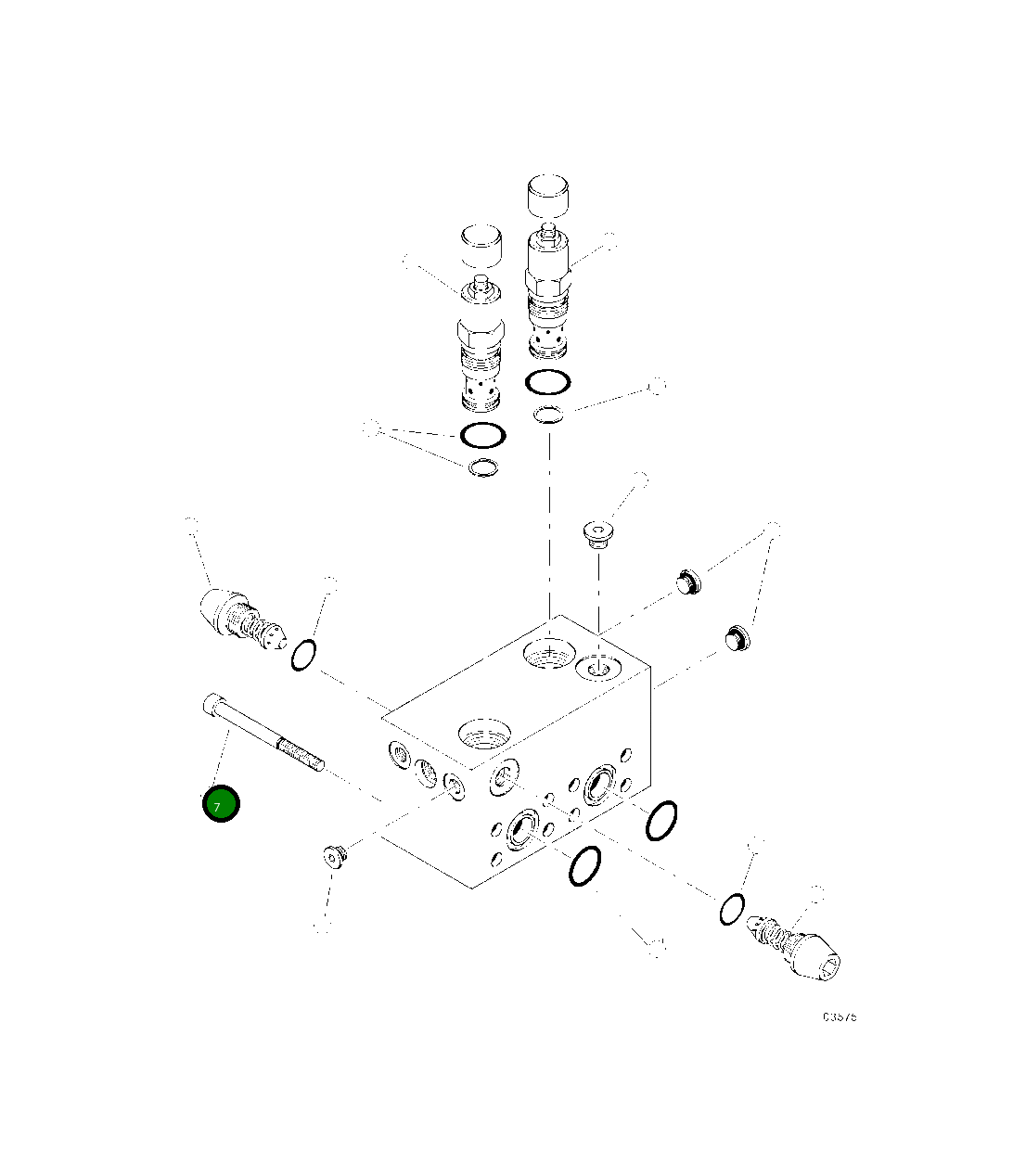 Винт 28494 Komatsu