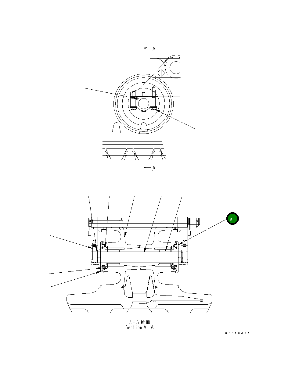 Втулка 14S-30-24152 Komatsu