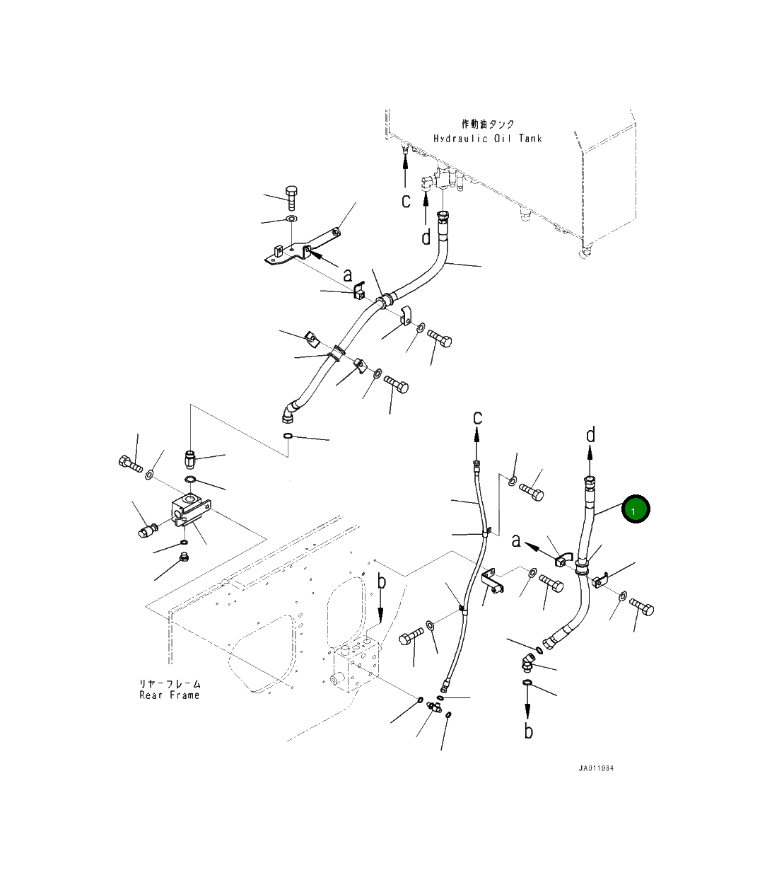 Шланг 419-62-52210 Komatsu