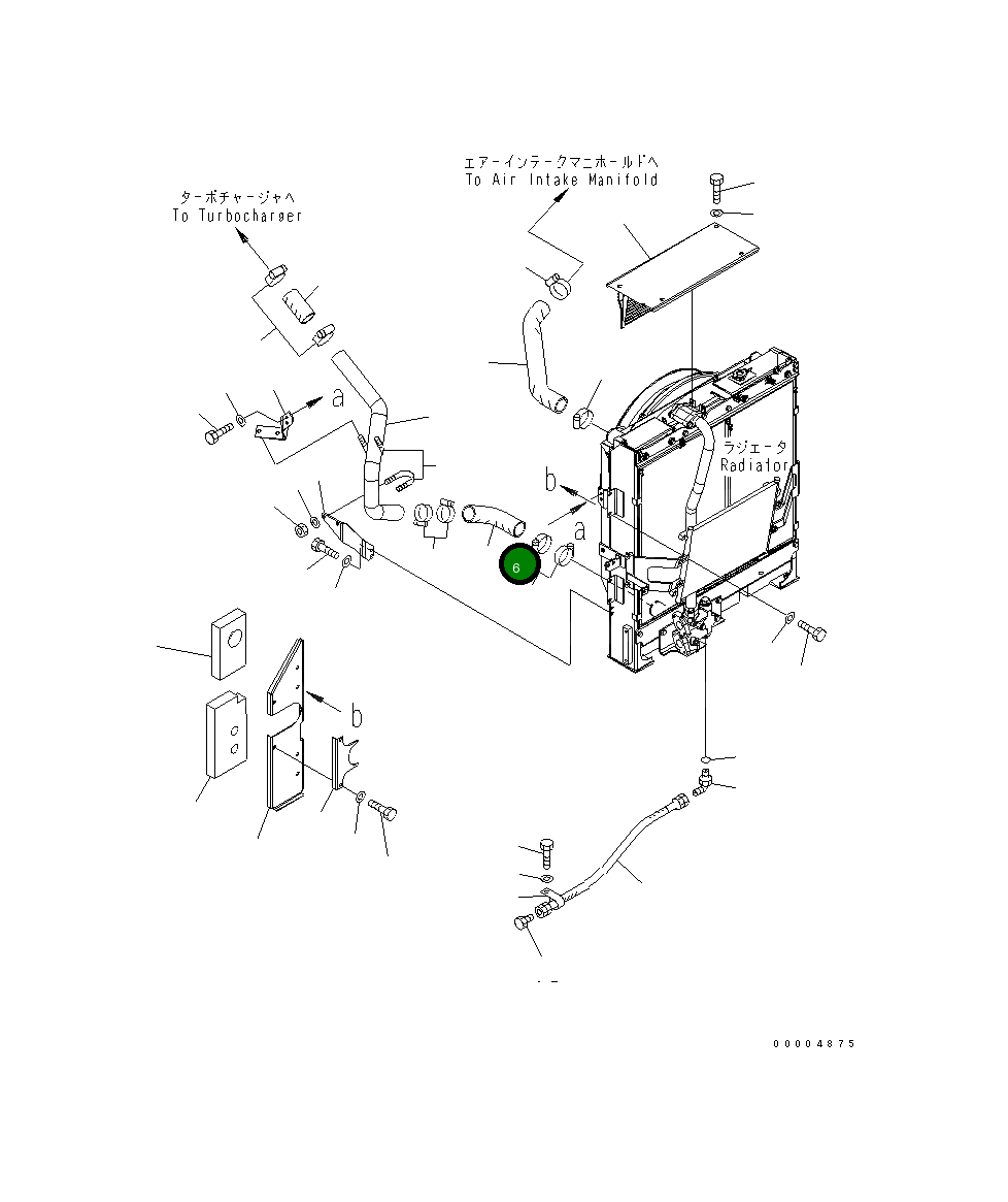 Шланг 22U-01-22220 Komatsu