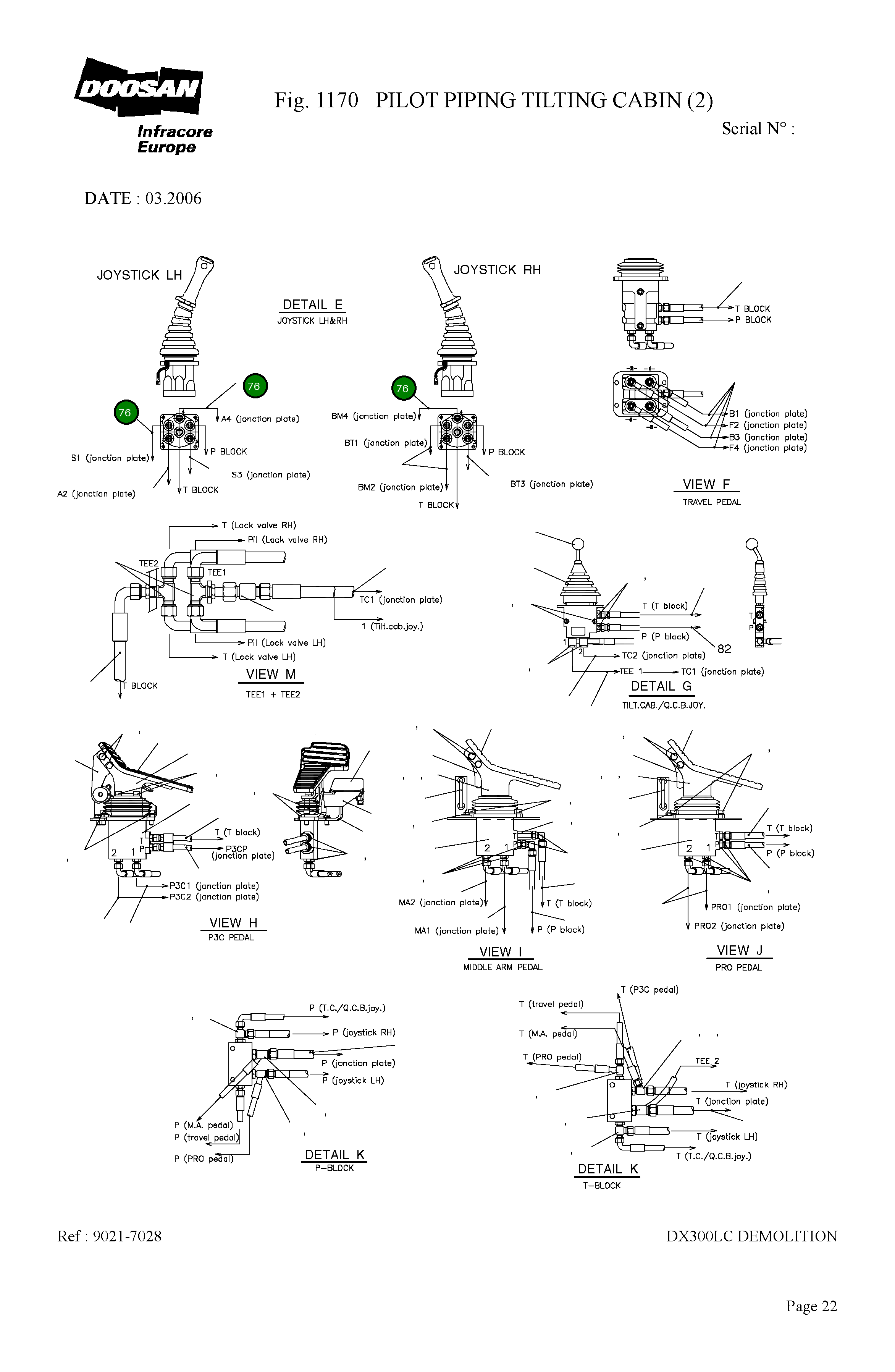 Шланг DS2095025 Komatsu