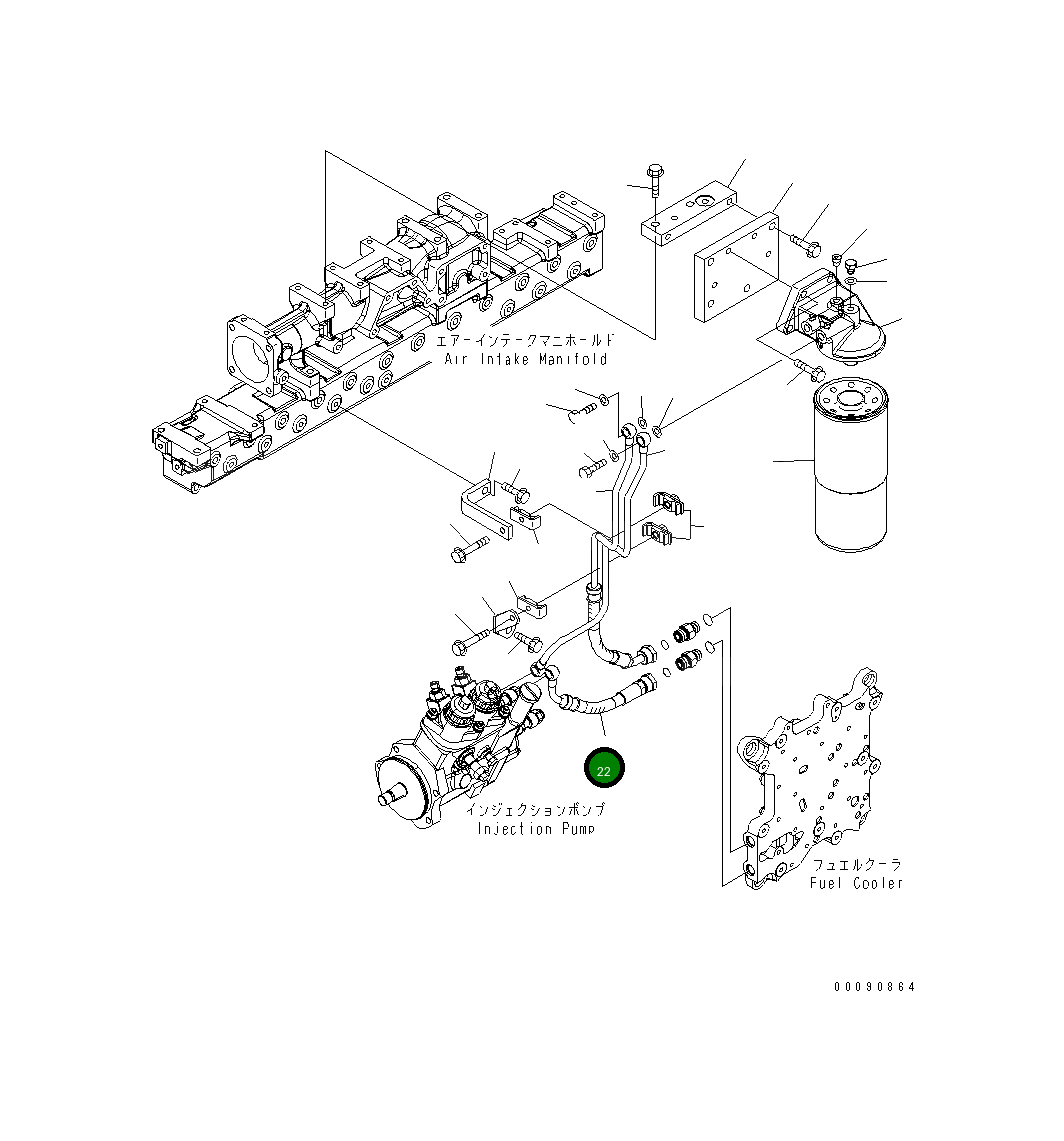 Шланг 6251-71-5610 Komatsu