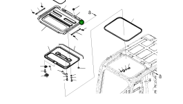 Гайка 0158430806 Komatsu