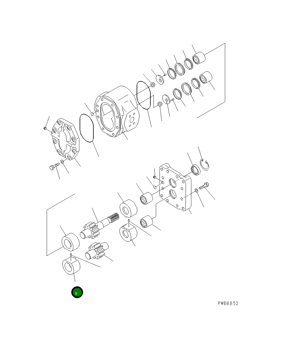 Втулка 07435-66272 Komatsu