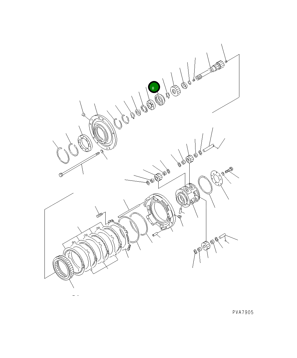 Втулка 135-15-32240 Komatsu