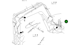 Шланг YM172187-79230 Komatsu