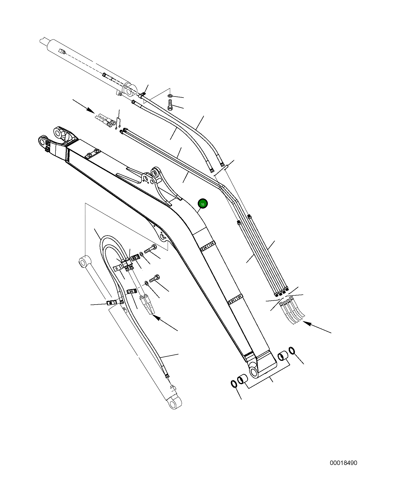 Шланг 22L-62-29430 Komatsu