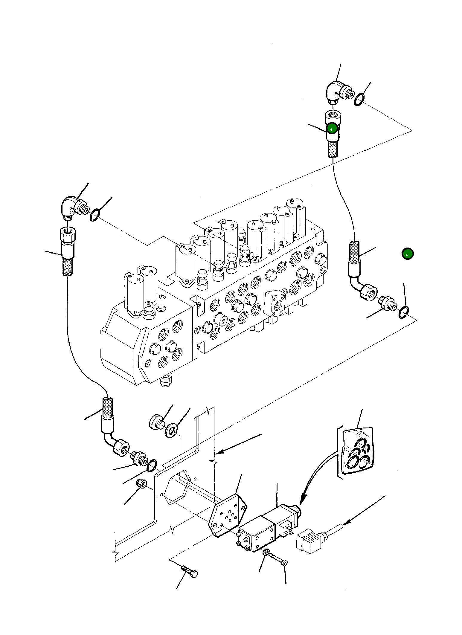 Шланг 21D-09-95910 Komatsu