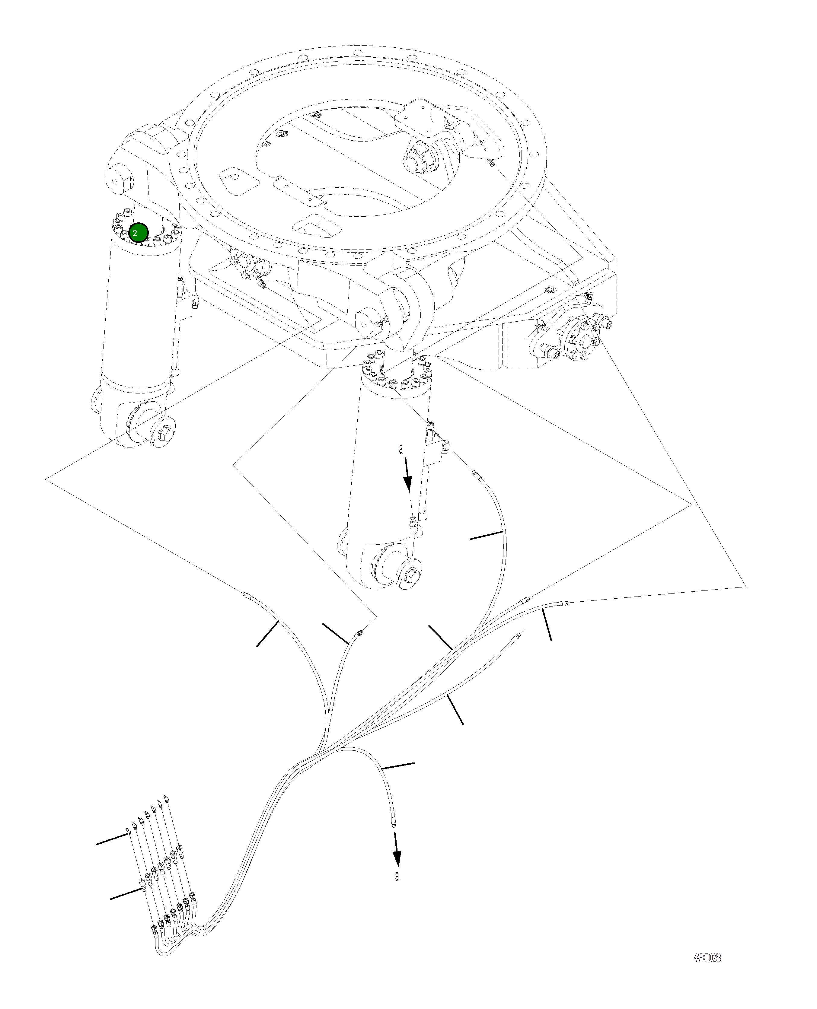 Шланг 4A1-62-25170 Komatsu