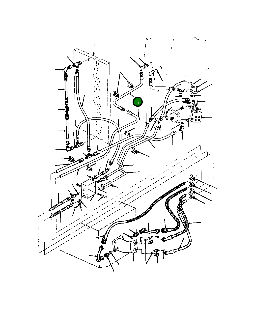 Шланг 158 273 Komatsu
