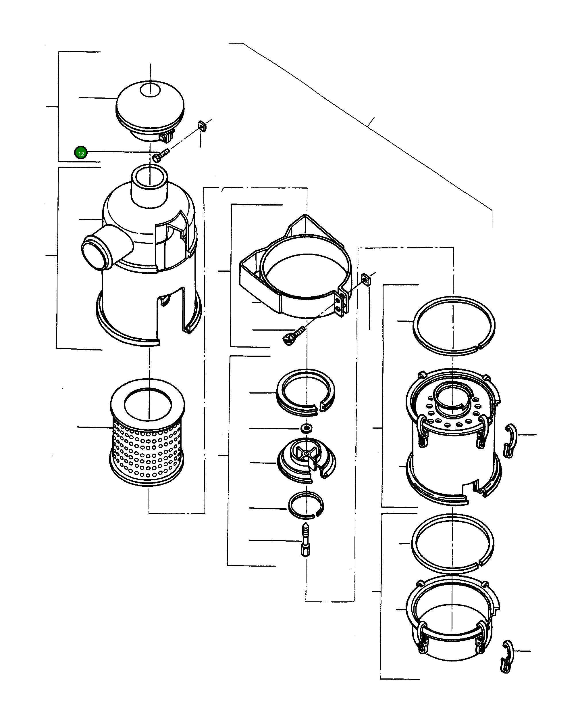 Винт 2872999M1 Komatsu