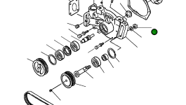 Гайка - HEAVY HEX 1238 076 H1 Komatsu