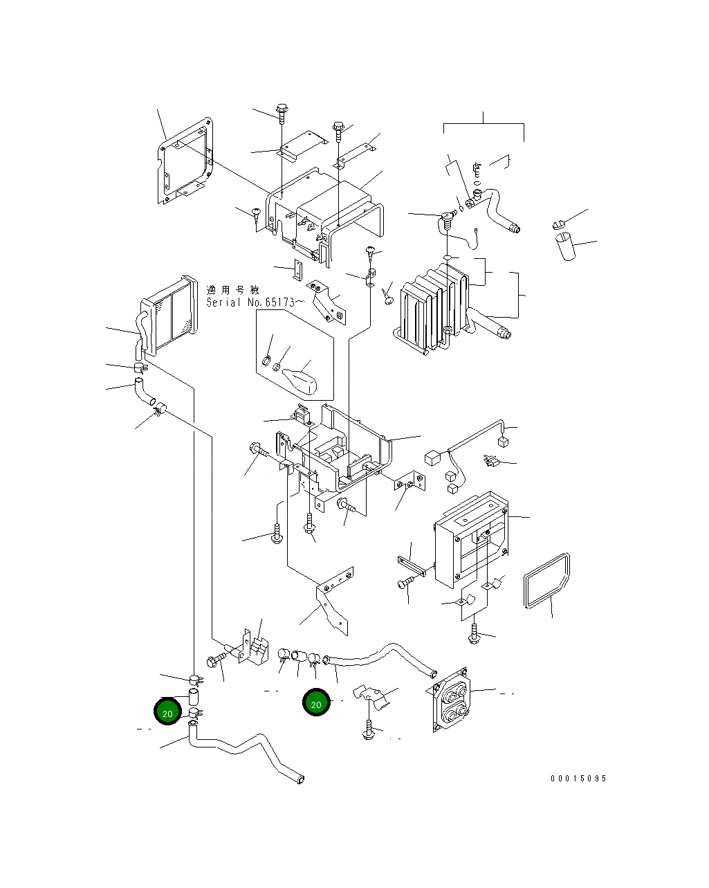 Шланг ND7052-200450 Komatsu