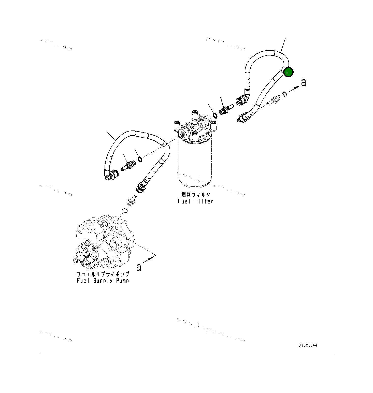 Шланг 6754719910 Komatsu