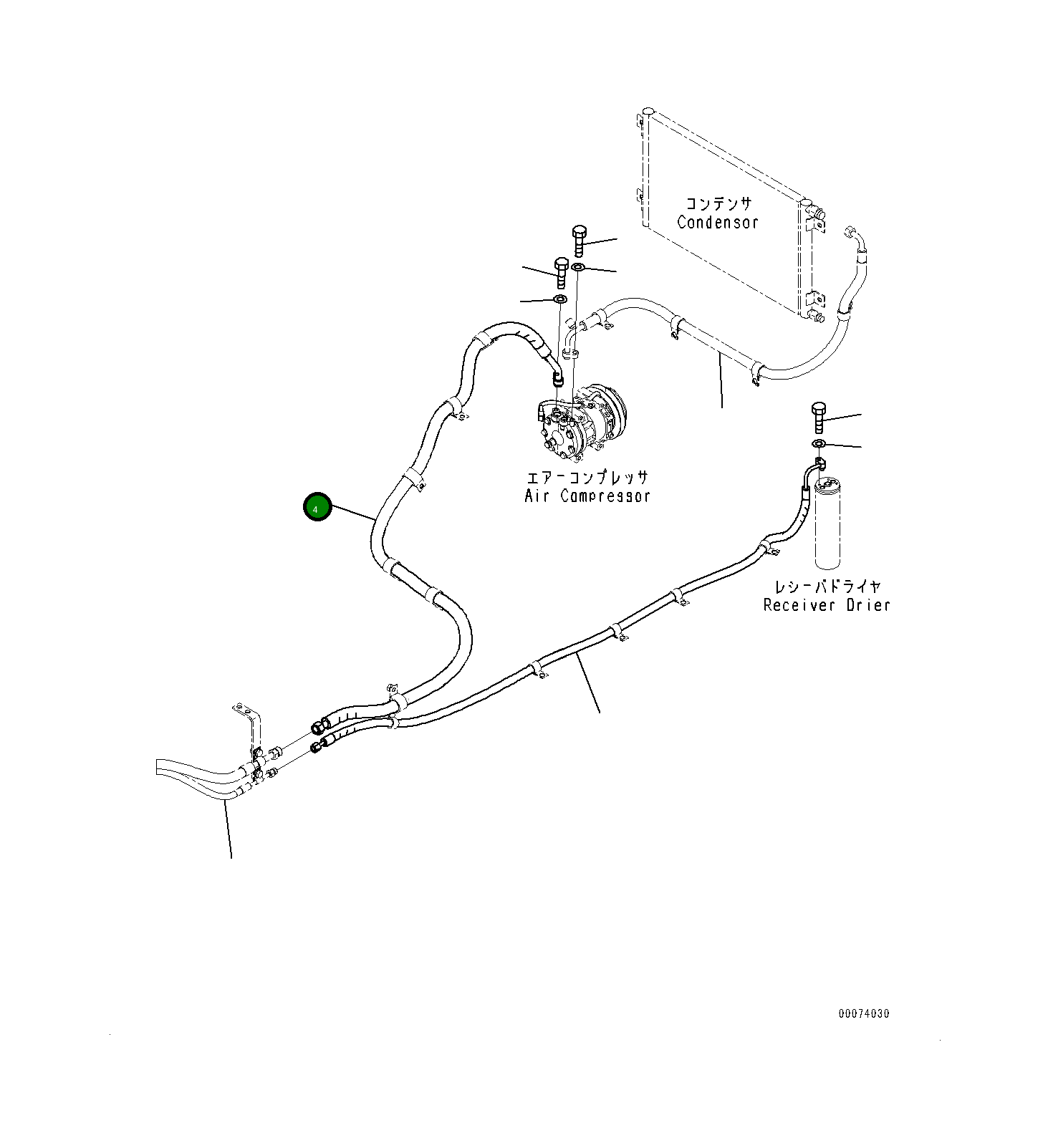 Шланг 419-S62-4232 Komatsu