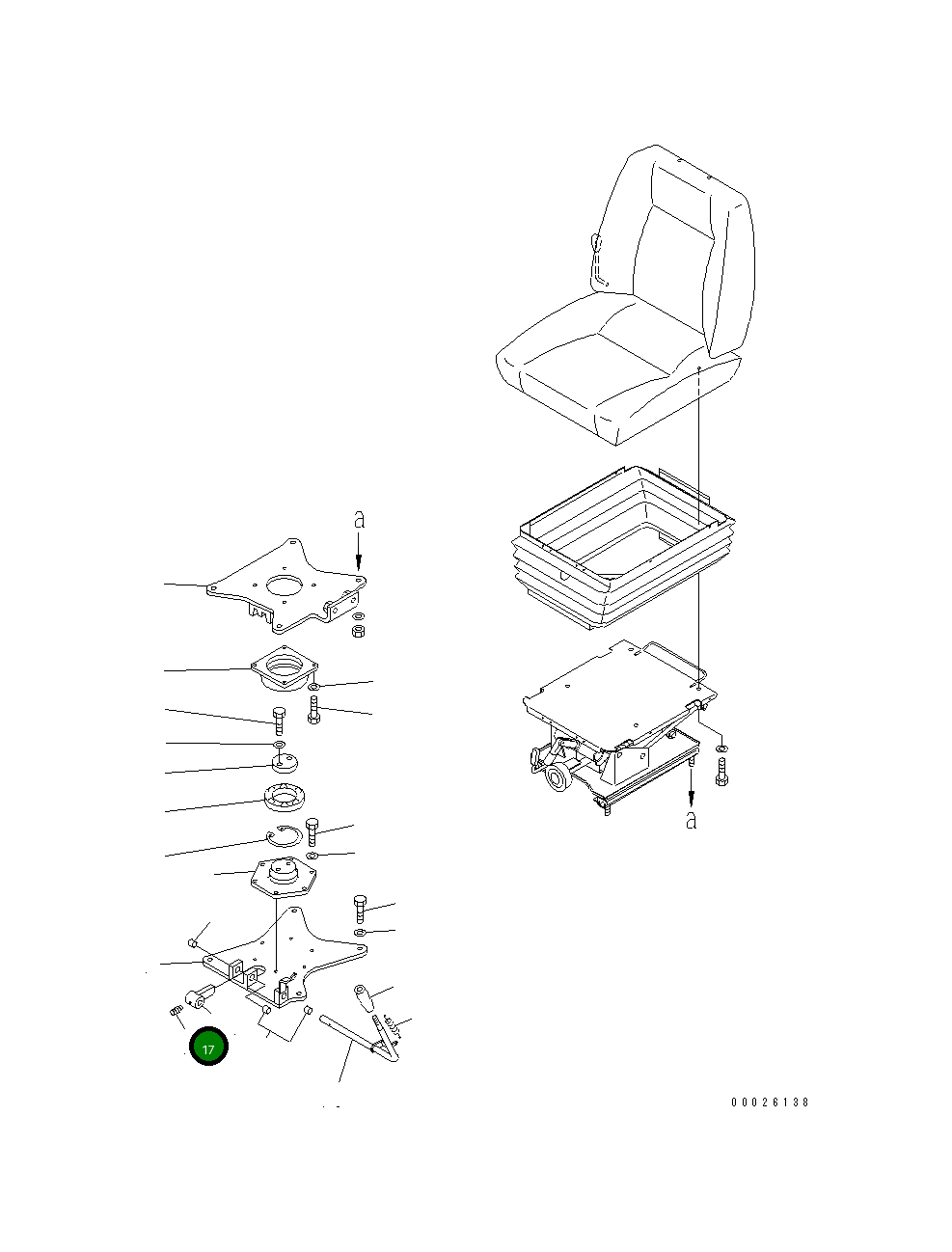 Винт 01312-20616 Komatsu