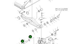 Втулка 195-50-41180 Komatsu