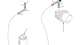 Шланг 21D-09-91440 Komatsu