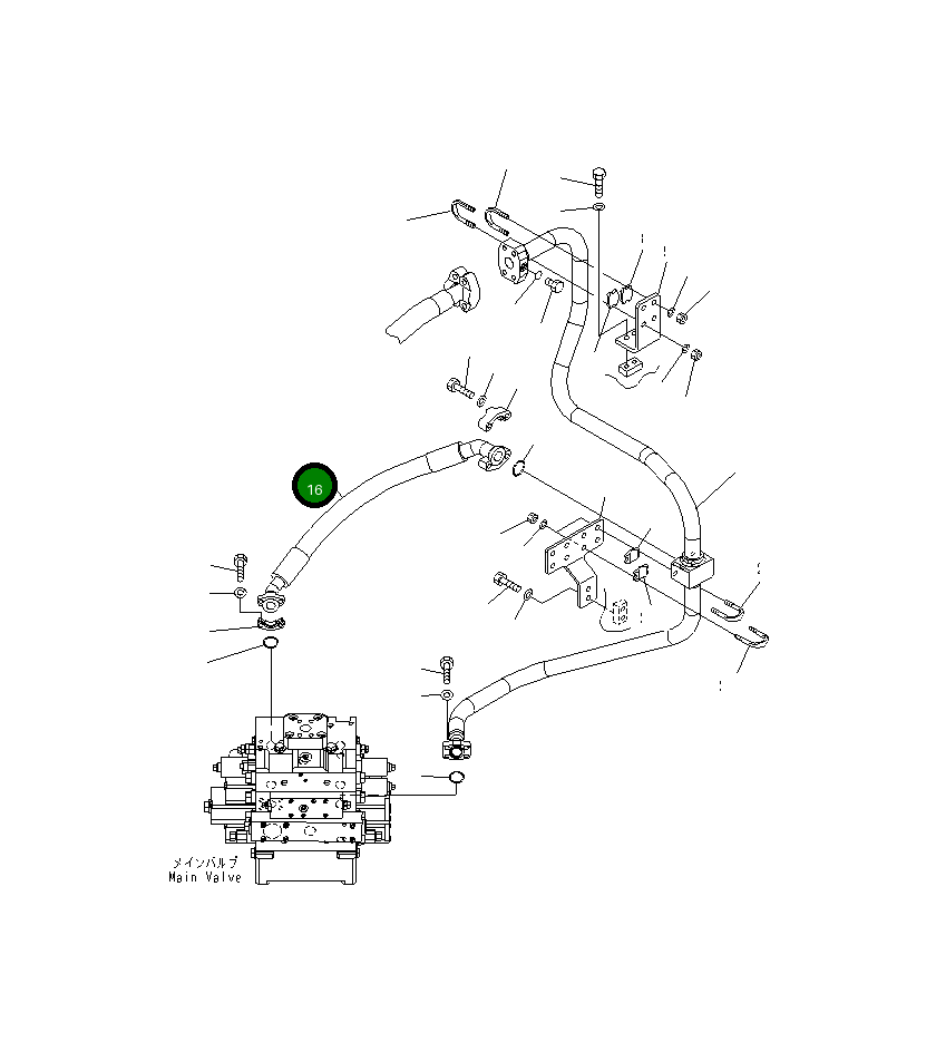 Шланг 426-62-33671 Komatsu