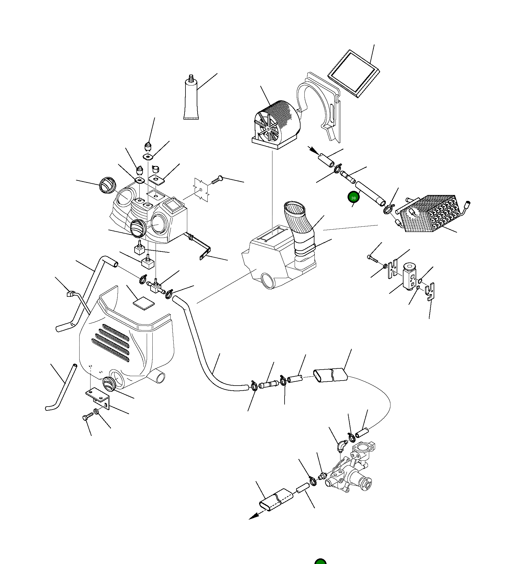 Шланг 37C-942-1690 Komatsu