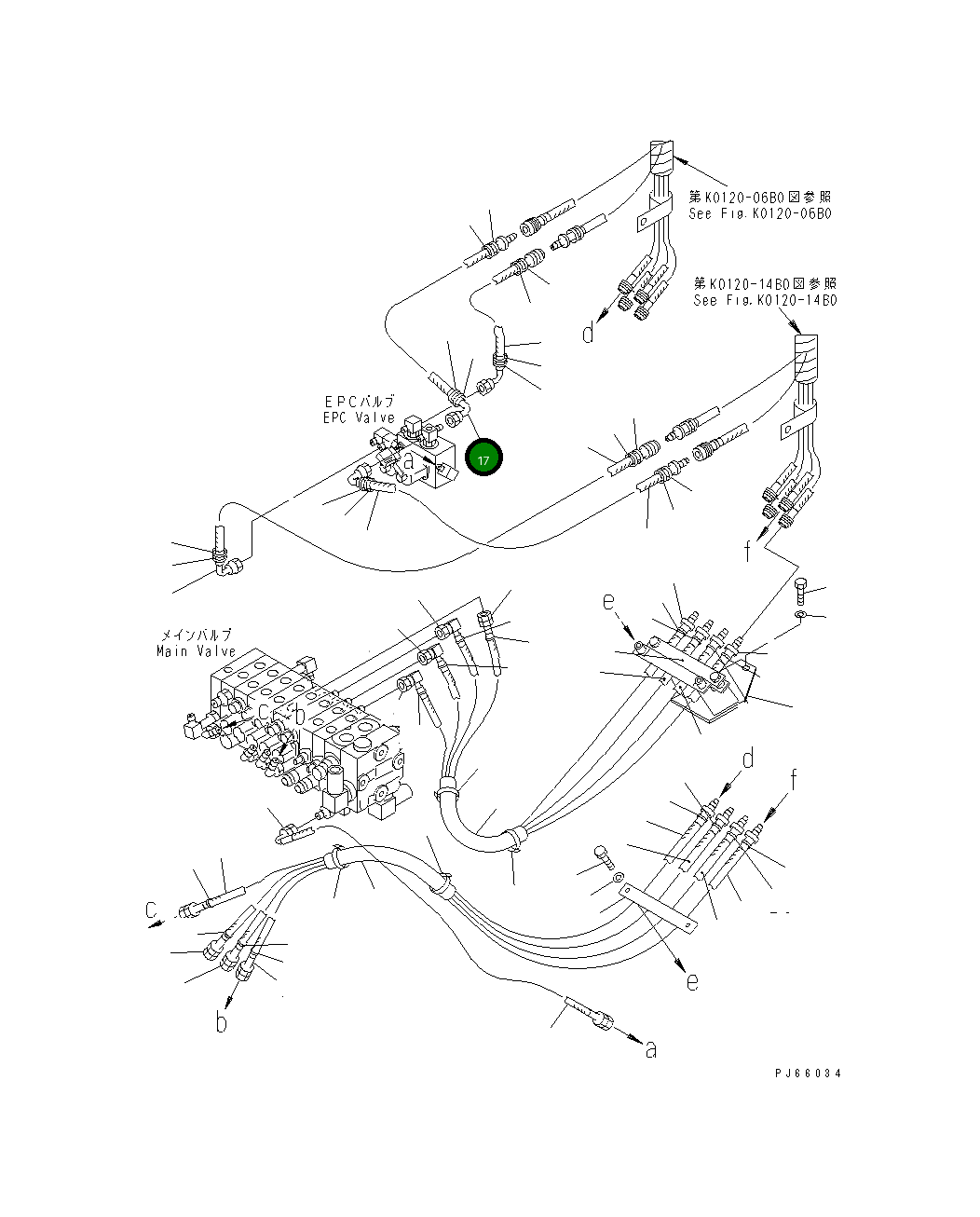 Шланг 22L-62-14750 Komatsu