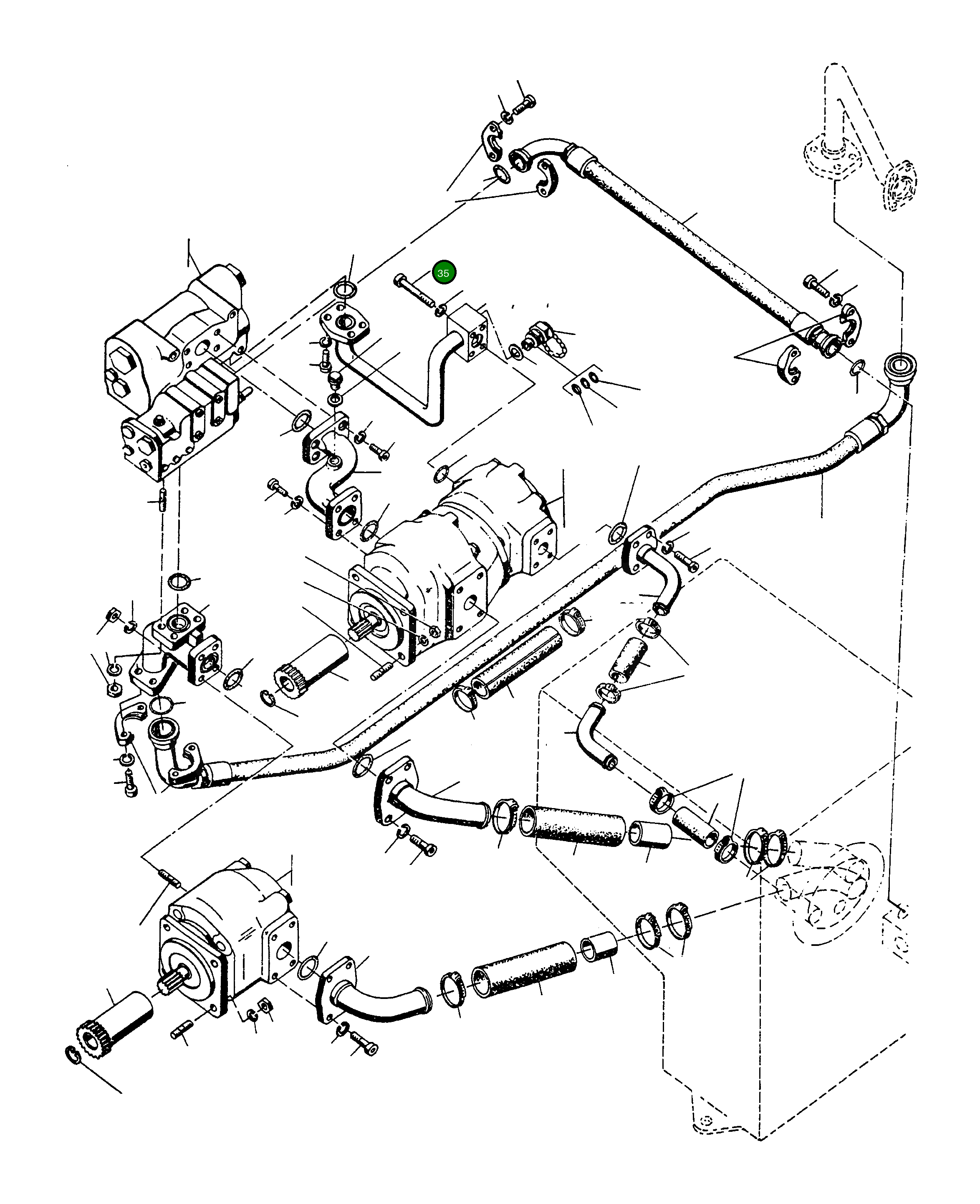 Винт 1444185X1 Komatsu
