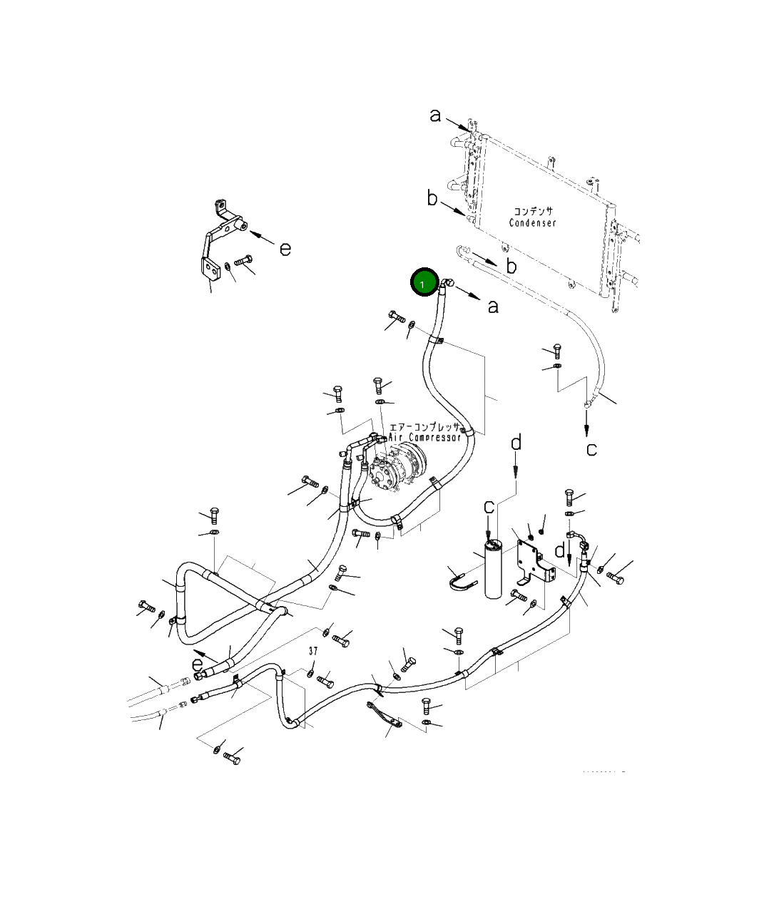 Шланг 421-S62-5740 Komatsu