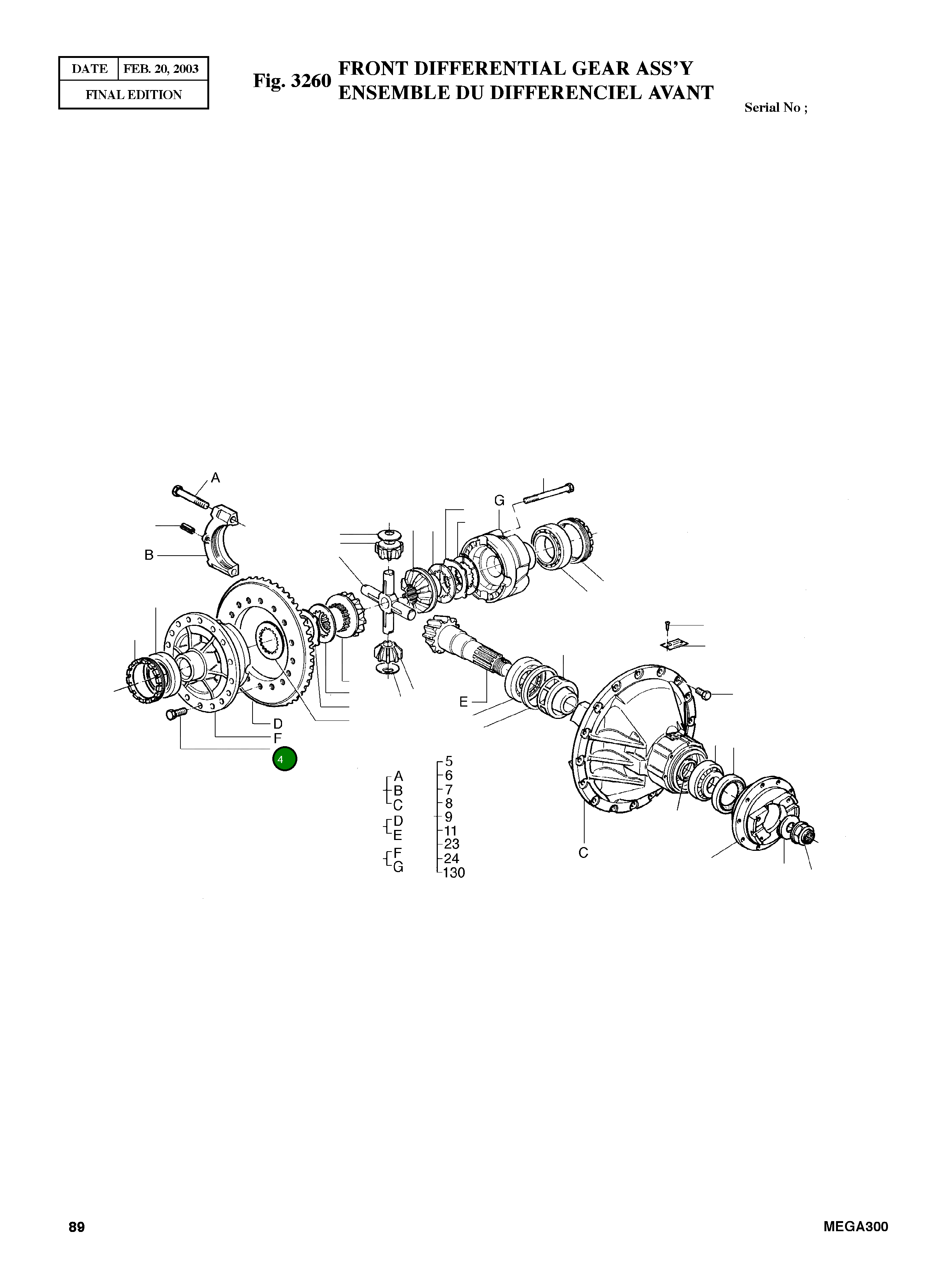 Винт M6X1.5X45 70388 Komatsu