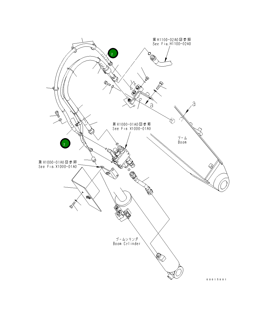 Шланг 22M-62-22420 Komatsu