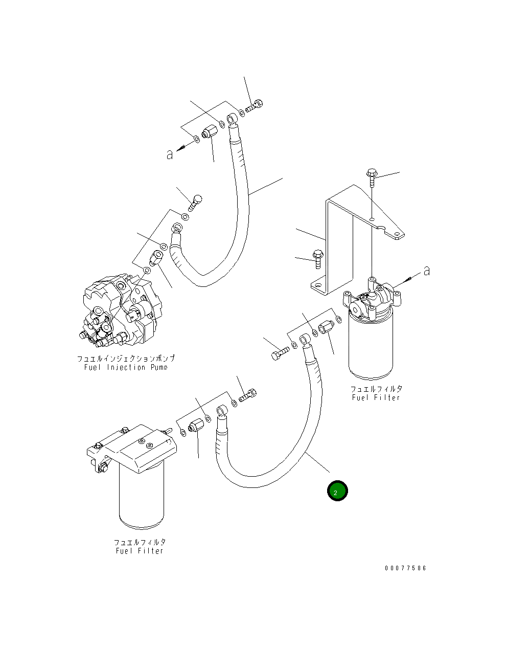 Шланг 417-Z13-4190 Komatsu