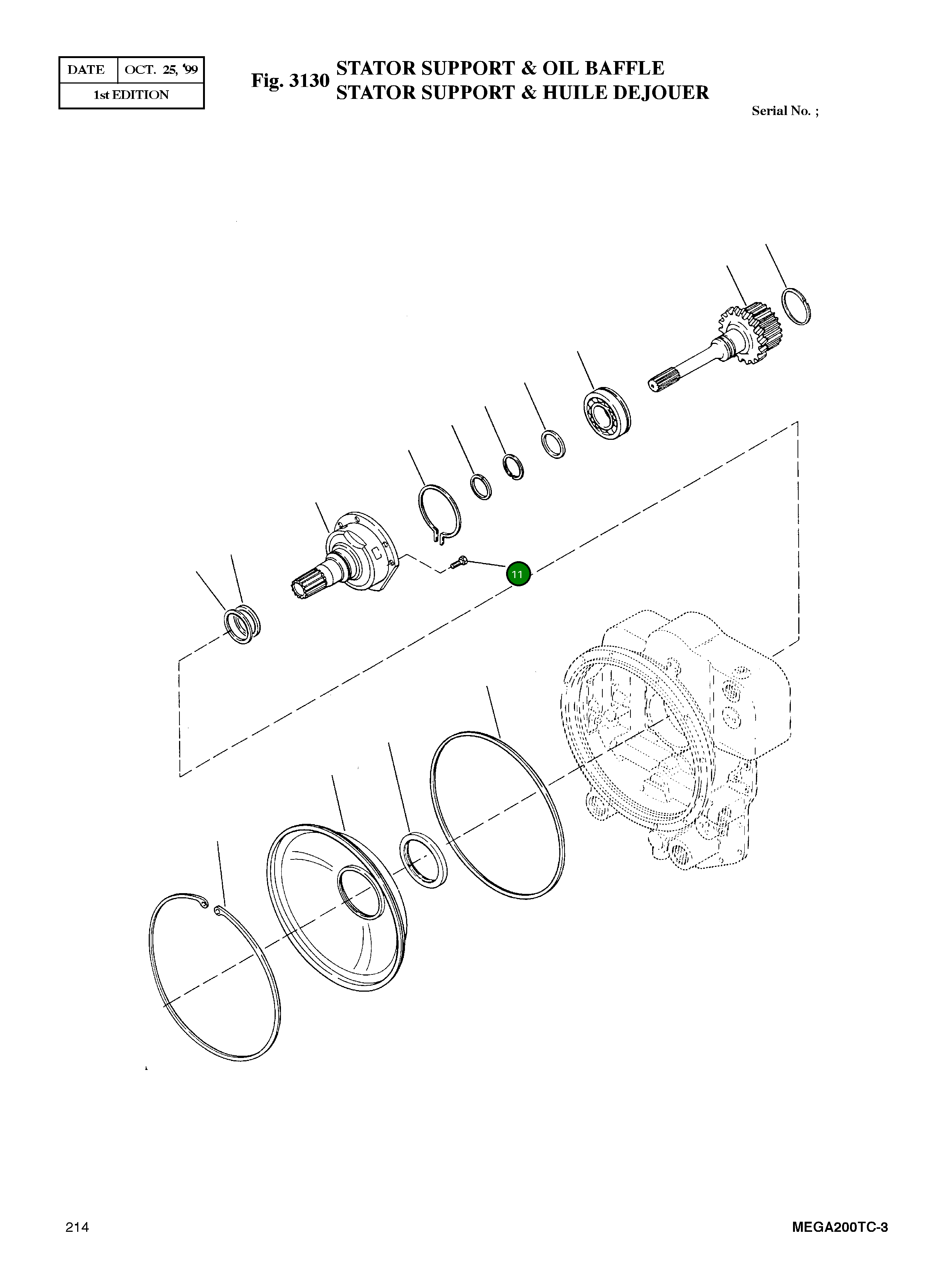 Винт 241308 Komatsu
