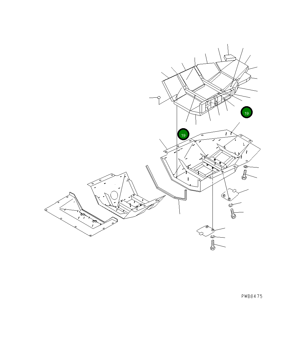Тканевый элемент 154-862-8940 Komatsu