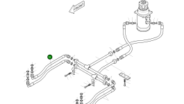 Шланг 870L 2184-1198D80 Komatsu
