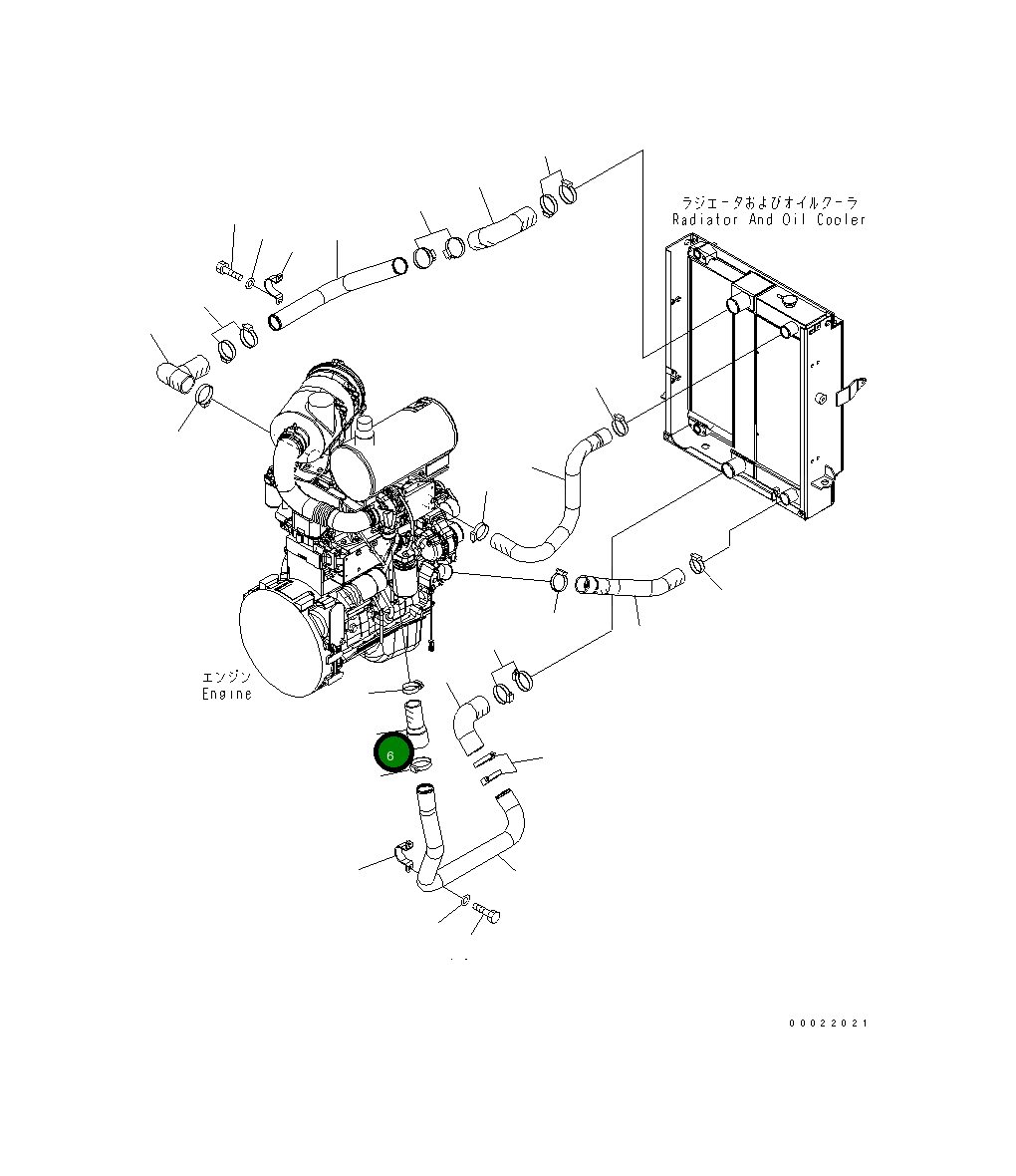 Шланг 416-03-32133 Komatsu