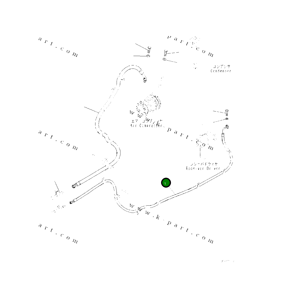 Шланг 418-S62-5160 Komatsu