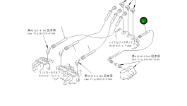 Шланг 21U-62-22251 Komatsu