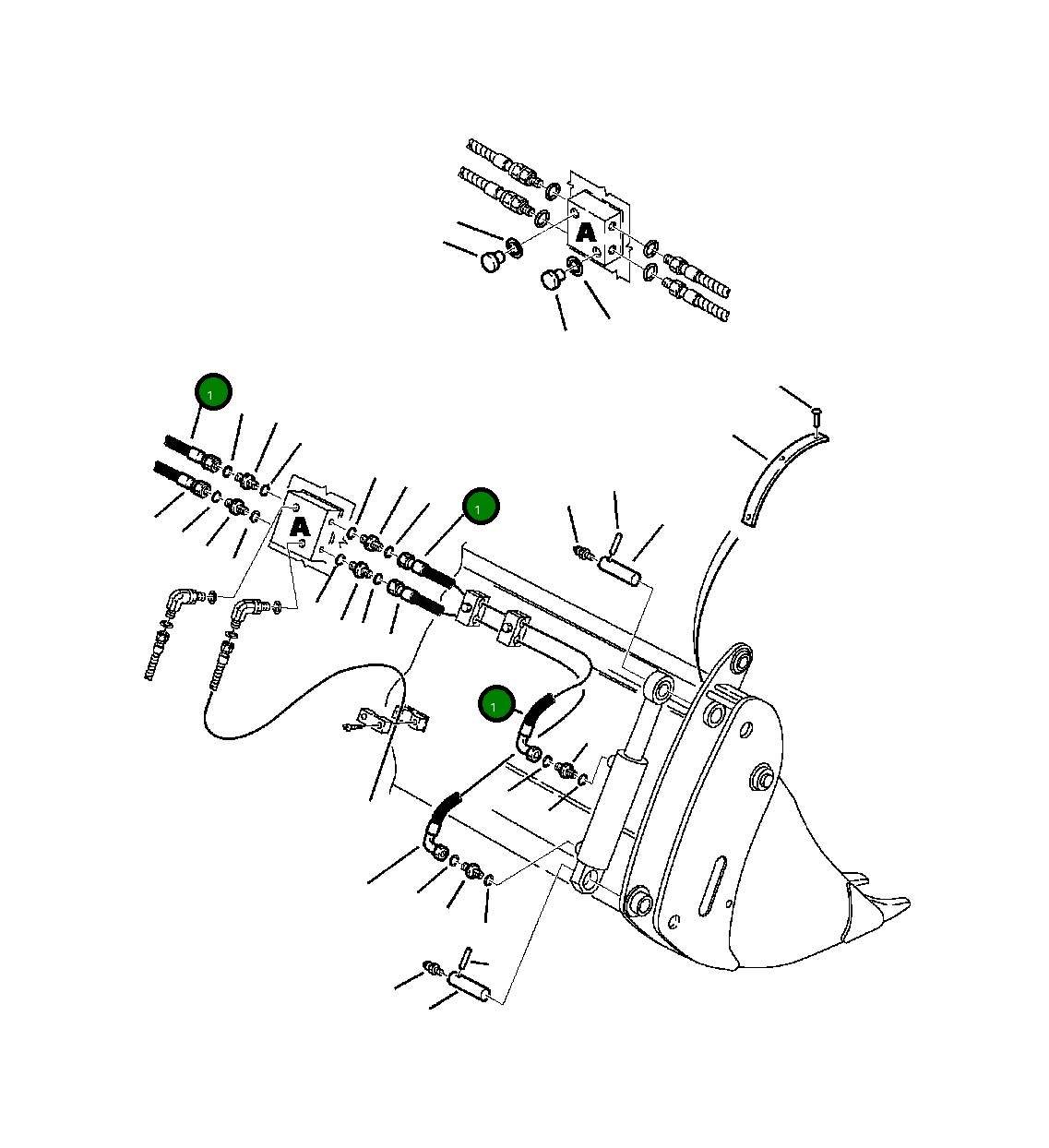 Шланг 392435042 Komatsu