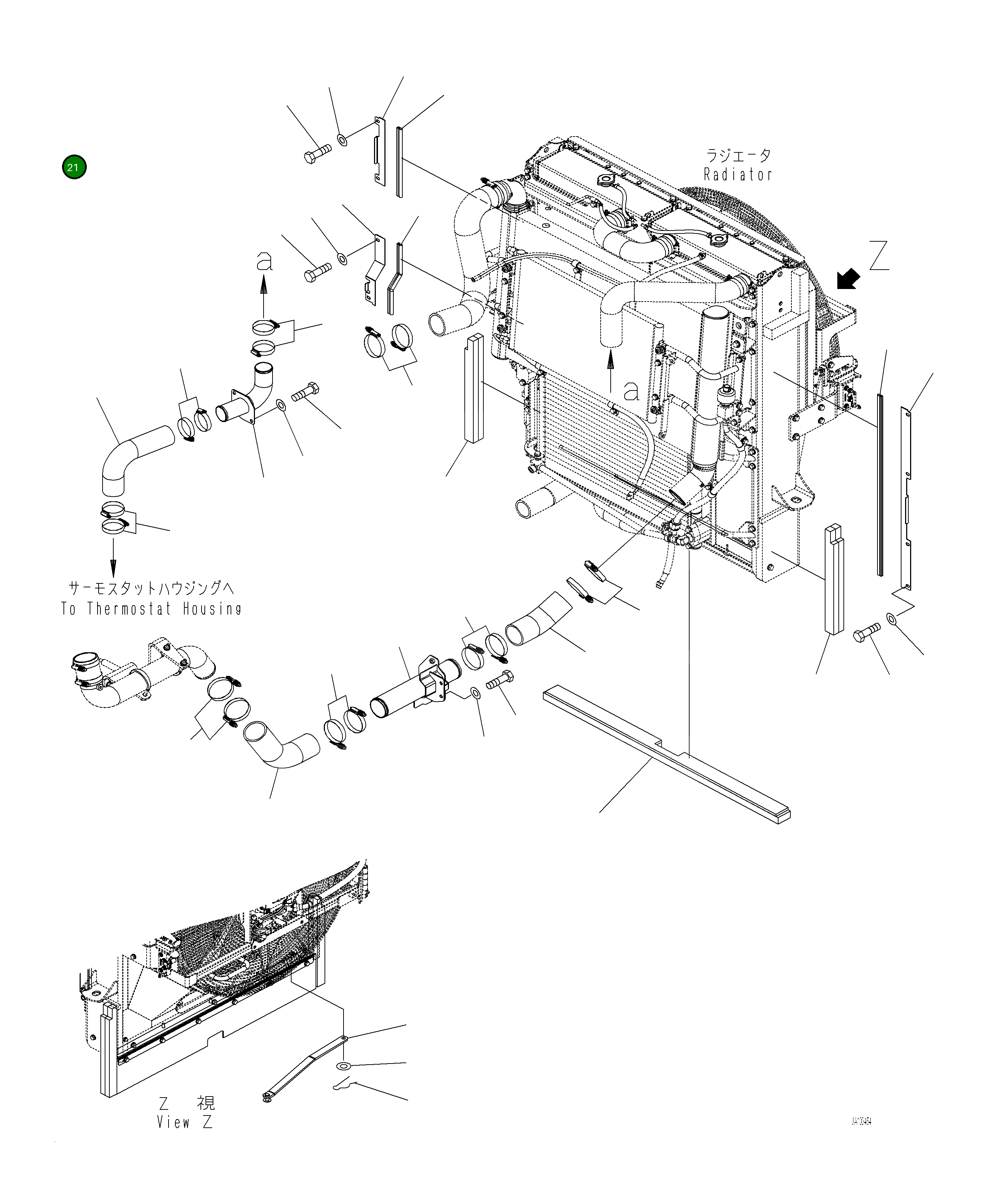 Шланг 421-03-61581 Komatsu