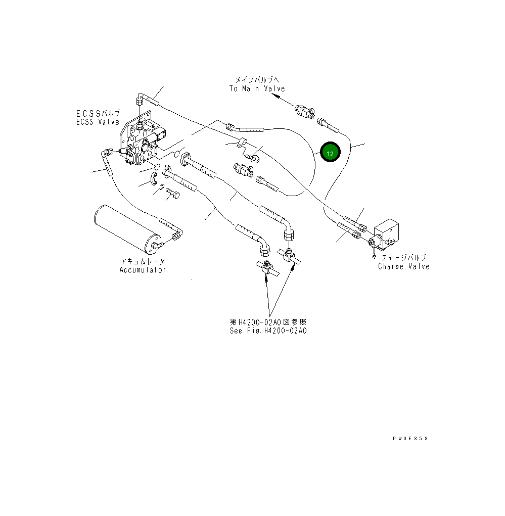 Шланг 417-S99-2410 Komatsu