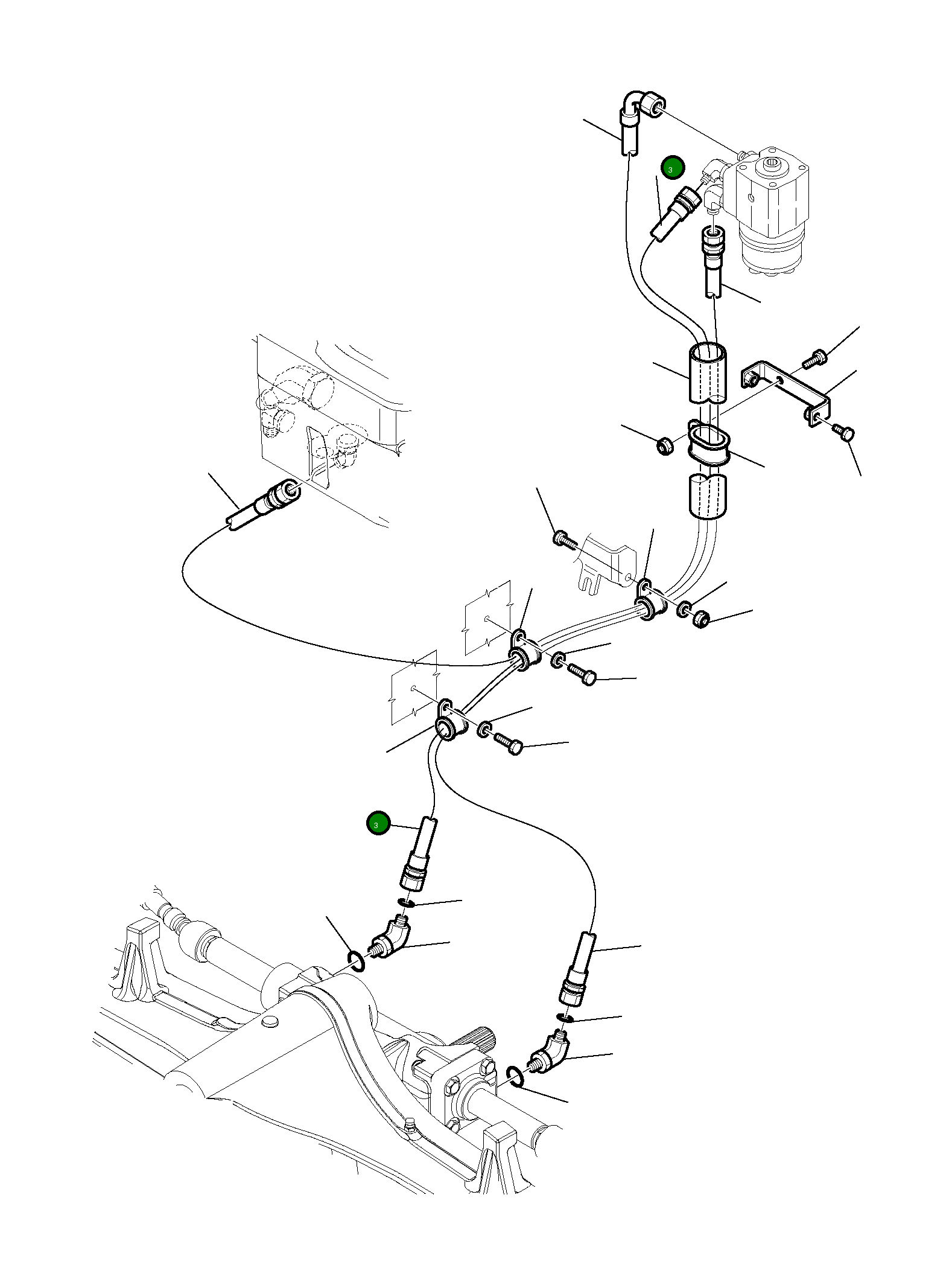 Шланг 42N-62-16280 Komatsu