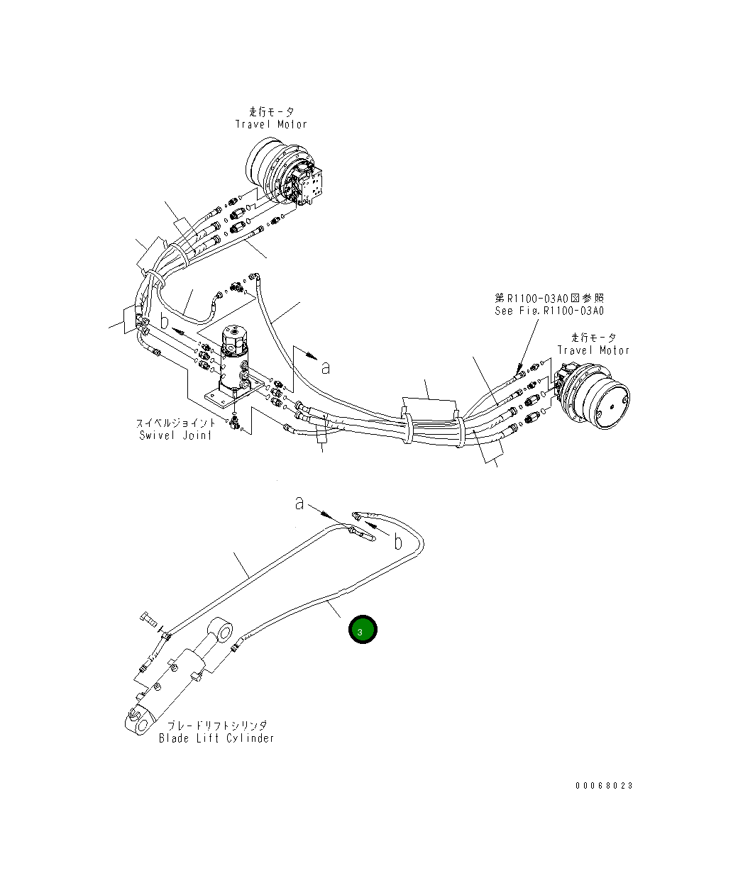 Шланг 22L-62-21812 Komatsu