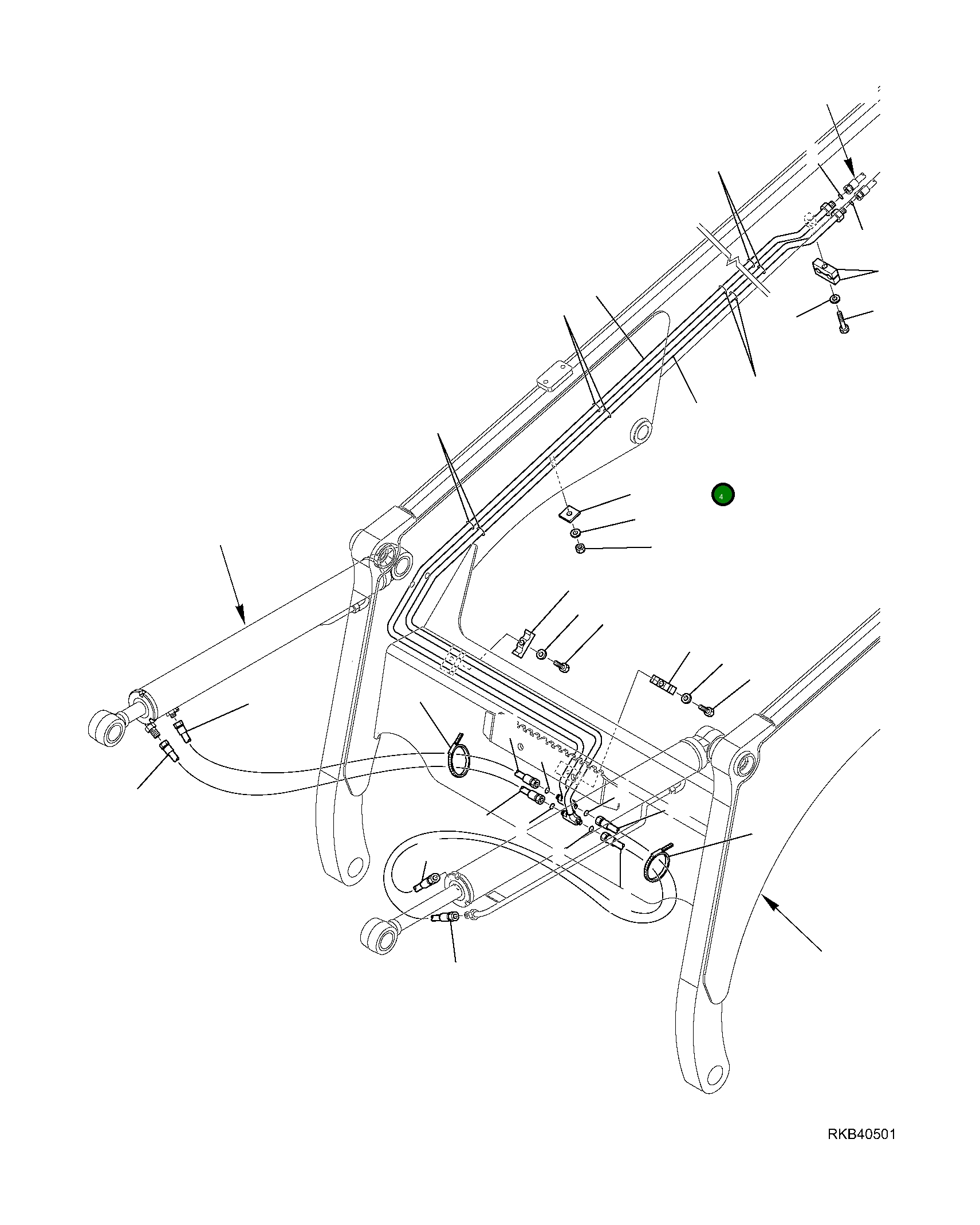 Шланг 37D-70-11190 Komatsu