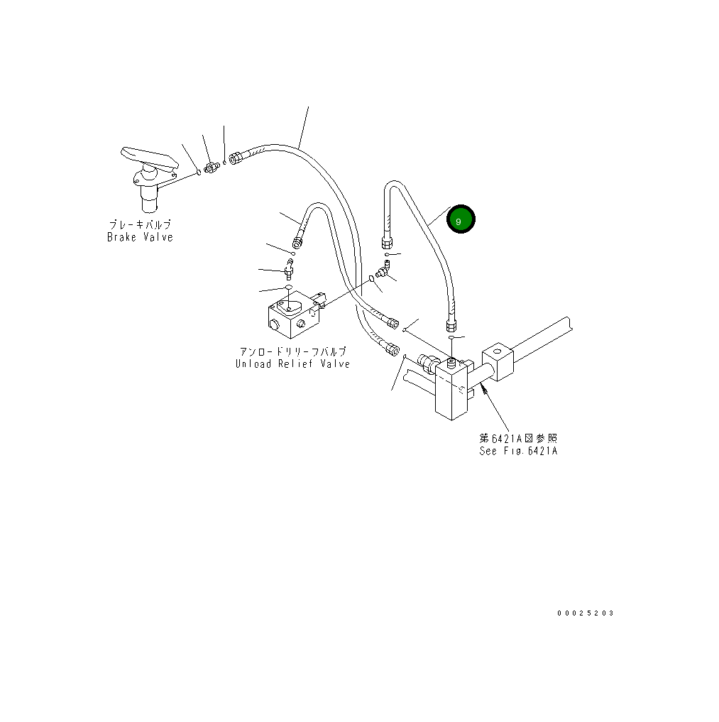 Шланг 23D-43-35620 Komatsu